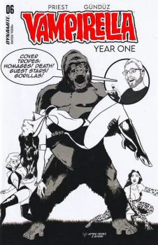 Cover of Cover AB Comic Tropes B&W Variant