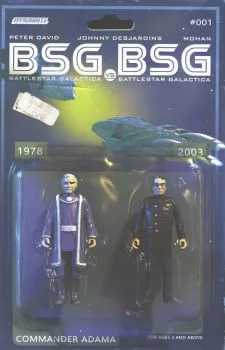 Cover of Cover C Michael R. Adams Action Figure Variant Cover C (Commander Adama)