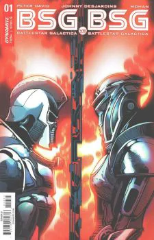 Cover of Cover G Roberto Castro & Alex 'Alex Guim' Guimaraes Cylon Profile Split Color Variant Cover G