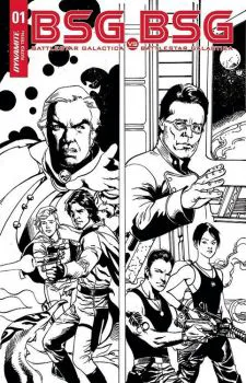 Cover of Cover J Roberto Castro 1:20 Retailer Incentive B&W Adama Split Variant Cover J