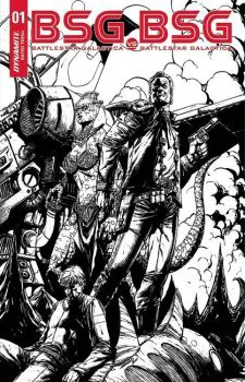 Cover of Cover K Johnny Desjardins 1:30 Retailer Incentive B&W Variant Cover K