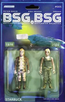 Cover of Cover C Michael R. Adams Action Figure Variant Cover (Starbuck)