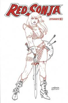 Cover of Cover G Incentive Joseph Michael Linsner Black & White Cover