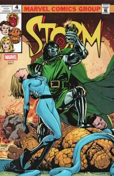 Cover of Mahmud Asrar Fantastic Four Homage Variant