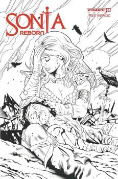 Cover of Greg Land B&W Variant
