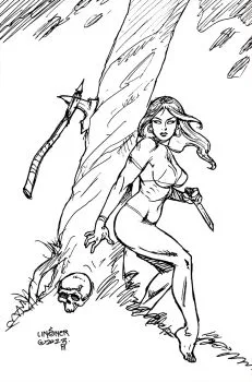 Cover of Joseph Michael Linsner Line Art Variant (1:20)