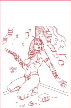 Cover of Cover W Joseph Michael Linsner Red Tint Variant