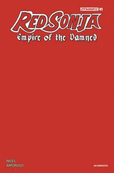Cover of Cover R Red Blank Authentix Cover Variant
