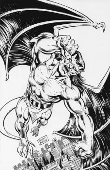 Cover of Cover AR Dan Jurgens "Midtown B&W Virgin" Variant