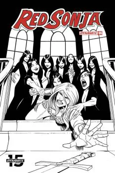 Cover of Cover J Incentive Bob Q Seduction Black & White Variant Cover