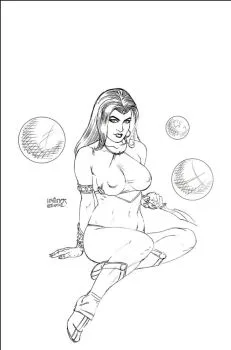 Cover of Cover O Incentive Joseph Michael Linsner Black & White Virgin Cover