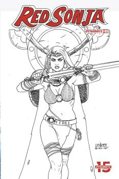 Cover of Cover H Incentive Joseph Michael Linsner Black & White Cover