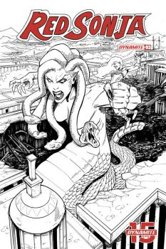 Cover of Cover J Incentive Bob Q Seduction Black & White Variant Cover