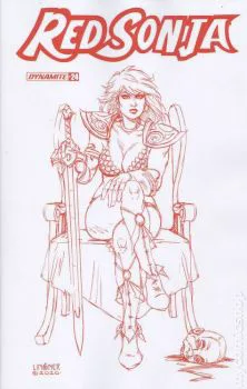 Cover of Cover T Incentive Joseph Michael Linsner Red & White Variant Cover