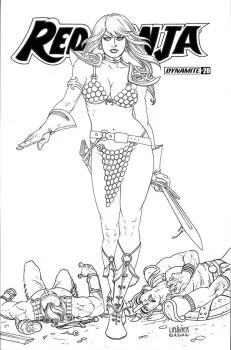 Cover of Cover H Incentive Joseph Michael Linsner Black & White Cover