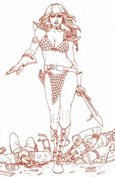 Cover of Cover W 30 Copy Linsner FOC Red Virgin Variant Cover