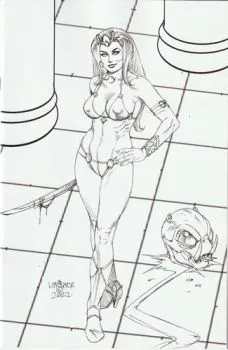 Cover of Cover O Virgin FOC Incentive Joseph Linsner B&W Cover