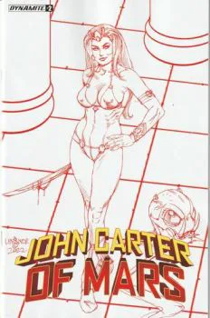 Cover of Cover R Martian Red FOC Incentive Joseph Michael Linsner Cover