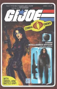 Cover of Elias Chatzoudis Hall of Comics Retailer Exclusive Cover A - Action Figure Cover - Baroness