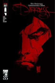 Cover of Mark Silvestri black 25th anniversary cover