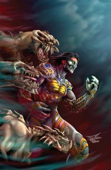 Cover of 25TH ANNV UNKNOWN COMICS EXCLUSIVE RON LEARY VIRGIN VARIANT