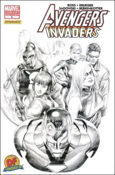 Cover of Cover C Alex Ross Black & White Exclusive Alternate Cover