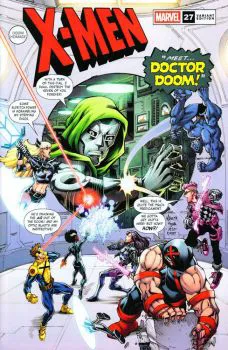Cover of Cover C Todd Nauck Doom Homage Variant