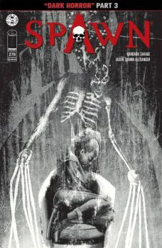 Cover of Jason Shawn Alexander Black & White Variant Cover
