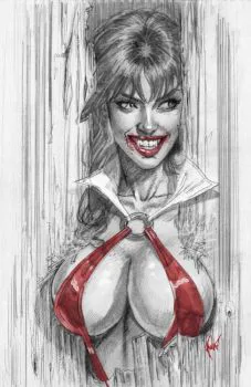 Cover of Cover Q Cedric Poulat Exclusive Sketch Color Spash Variant