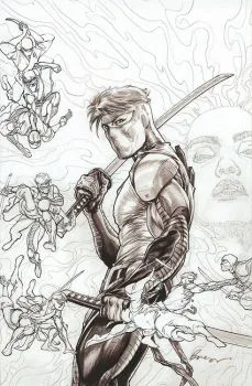 Cover of Cvr AG NYCC 2021 Bulletproof Comics B&W Var Buzz