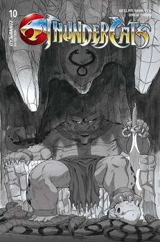 Cover of Drew Moss Slithe B&W Variant