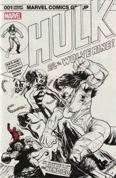 Cover of Cover S Ed McGuinness Exclusive Deadpool B&W Variant