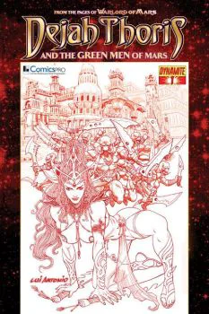 Cover of Cover G ComicsPro Red Sketch Variant
