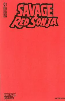 Cover of Cover M Red Blank Variant