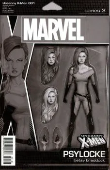 Cover of Cover W Variant John Tyler Christopher Party Sketch Action Figure Cover