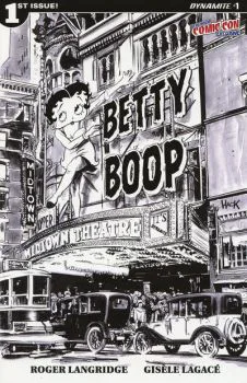 Cover of Cover I Midtown Comics Black and White Variant