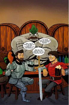 Cover of Cover D Galahad's Comics Exclusive