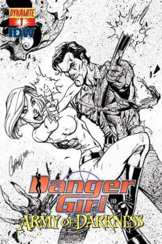 Cover of Cover E J. Scott Campbell Incentive B&W Variant