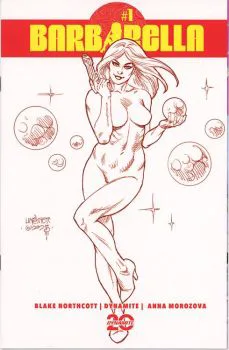 Cover of Joseph Michael Linsner Red Line Art Variant (1:7)