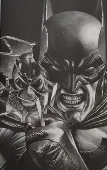 Cover of Mico Suayan Exclusive Bane B&W Virgin Variant