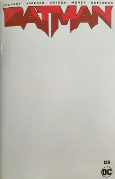 Cover of Blank Exclusive Variant