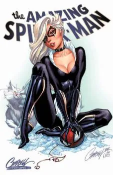 Cover of J. Scott Campbell Exclusive Black Cat Variant (Ltd. 2300)