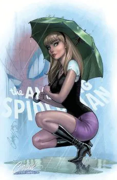 Cover of J. Scott Campbell Exclusive Rainy Gwen Variant (Ltd. 2000)