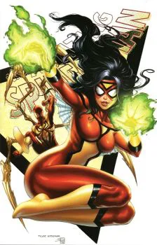 Cover of Tyler Kirkham Exclusive Spider-Woman Variant