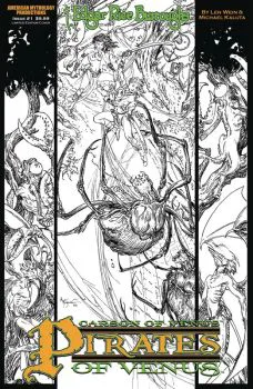 Cover of Pirates Of Venus Ltd Ed B&w Cover
