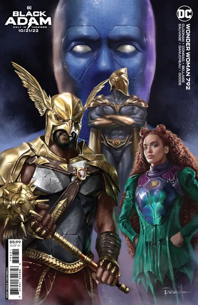 Cover of Lucio Parrillo Black Adam Movie Variant