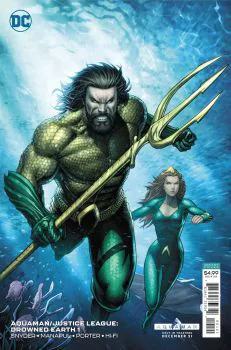 Cover of Cover B Variant Dale Keown Aquaman Movie Cover