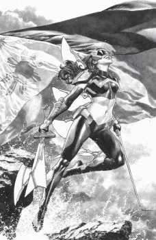 Cover of 2nd Printing Mico Suayan Exclusive B&W Variant