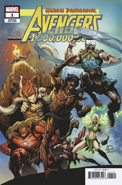 Cover of Ryan Stegman Prehistoric Homage Variant
