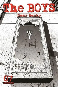 Cover of Darick Robertson B&W Variant